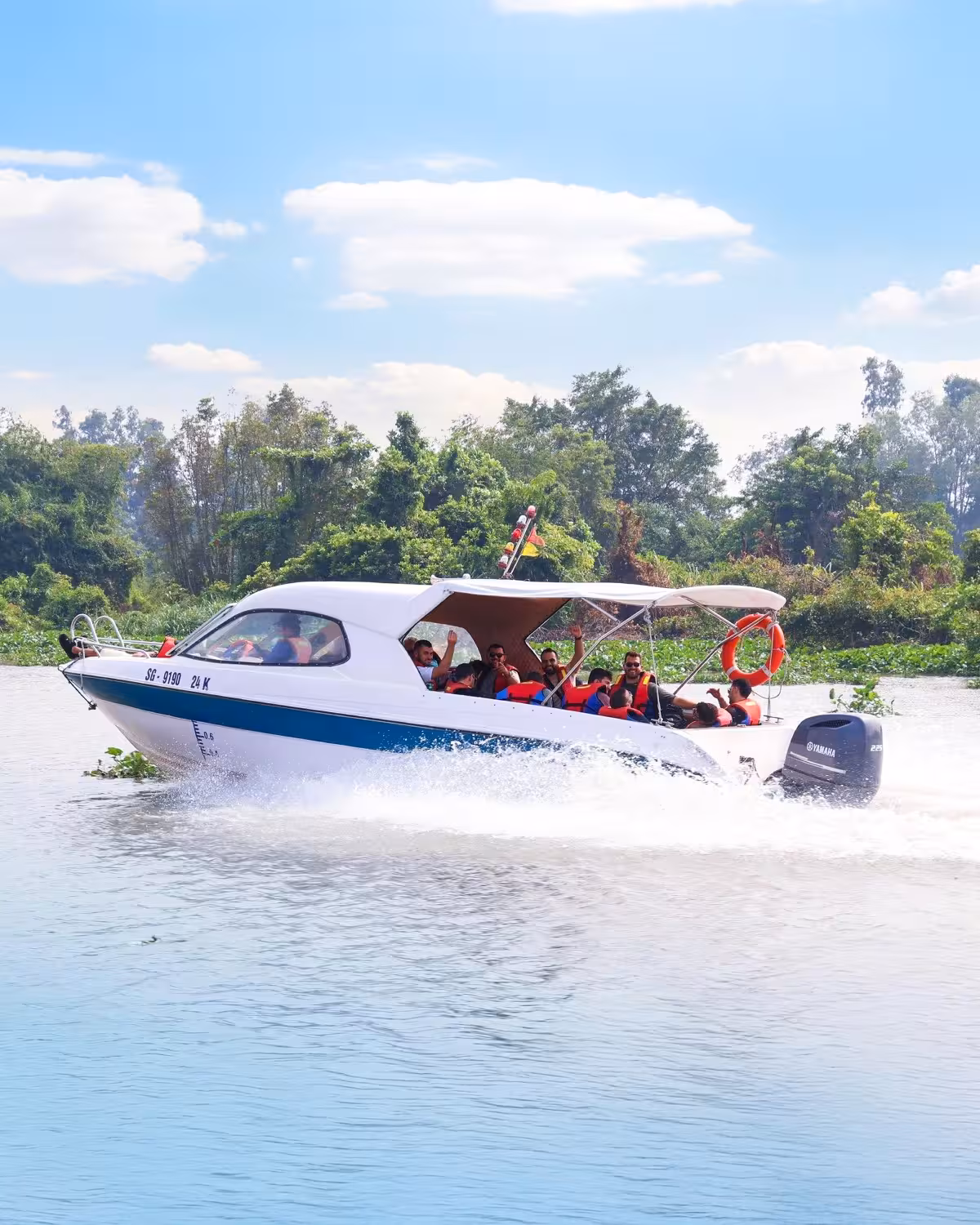 Boat Ride To Cu Chi