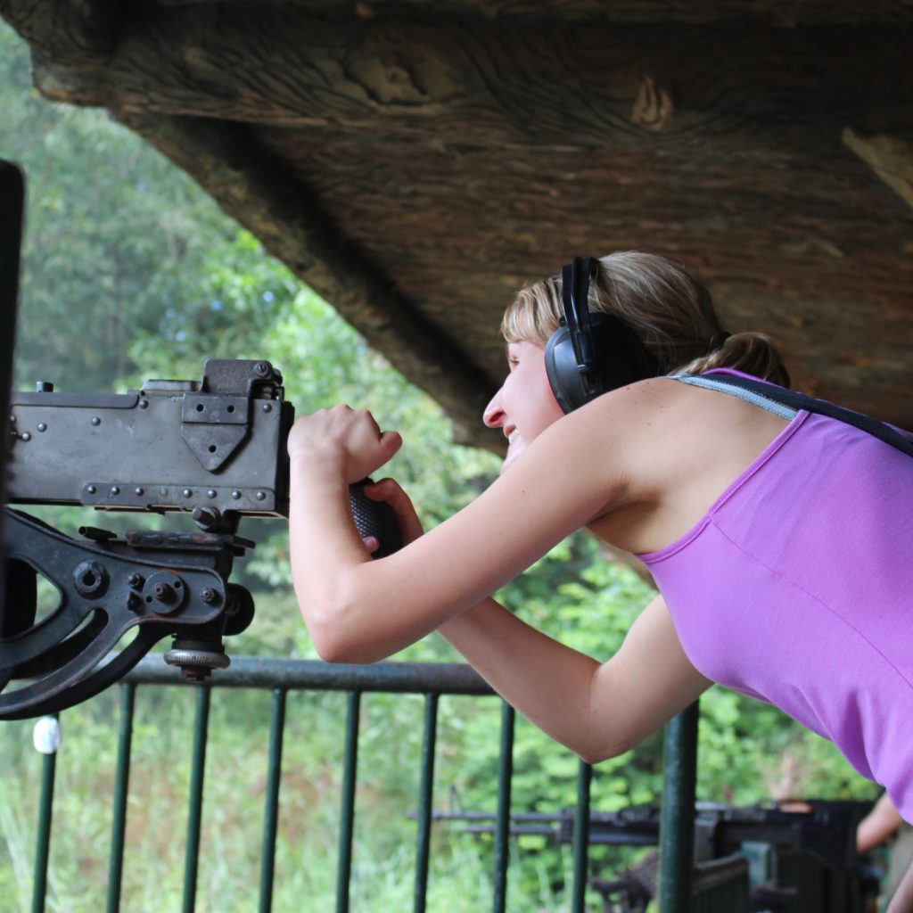 exploring the Cu Chi Tunnels