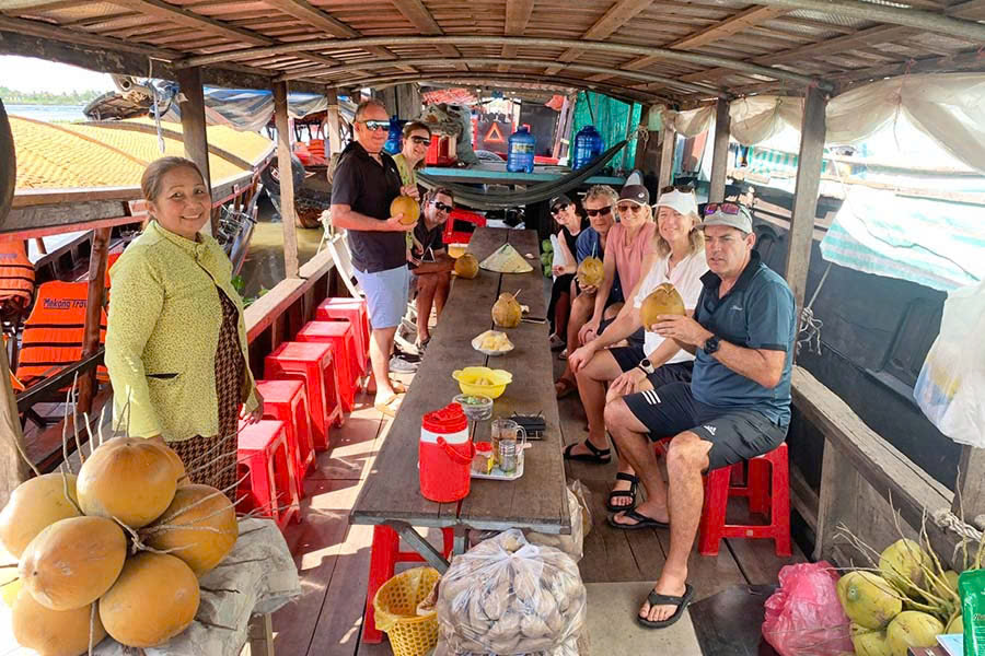 Cai Be floating market tour